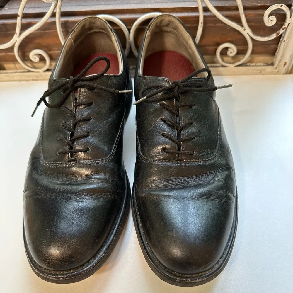 Rockport Men’s DresSports Vibram Black Leather Shoes M3628 Size 9-1/2 M